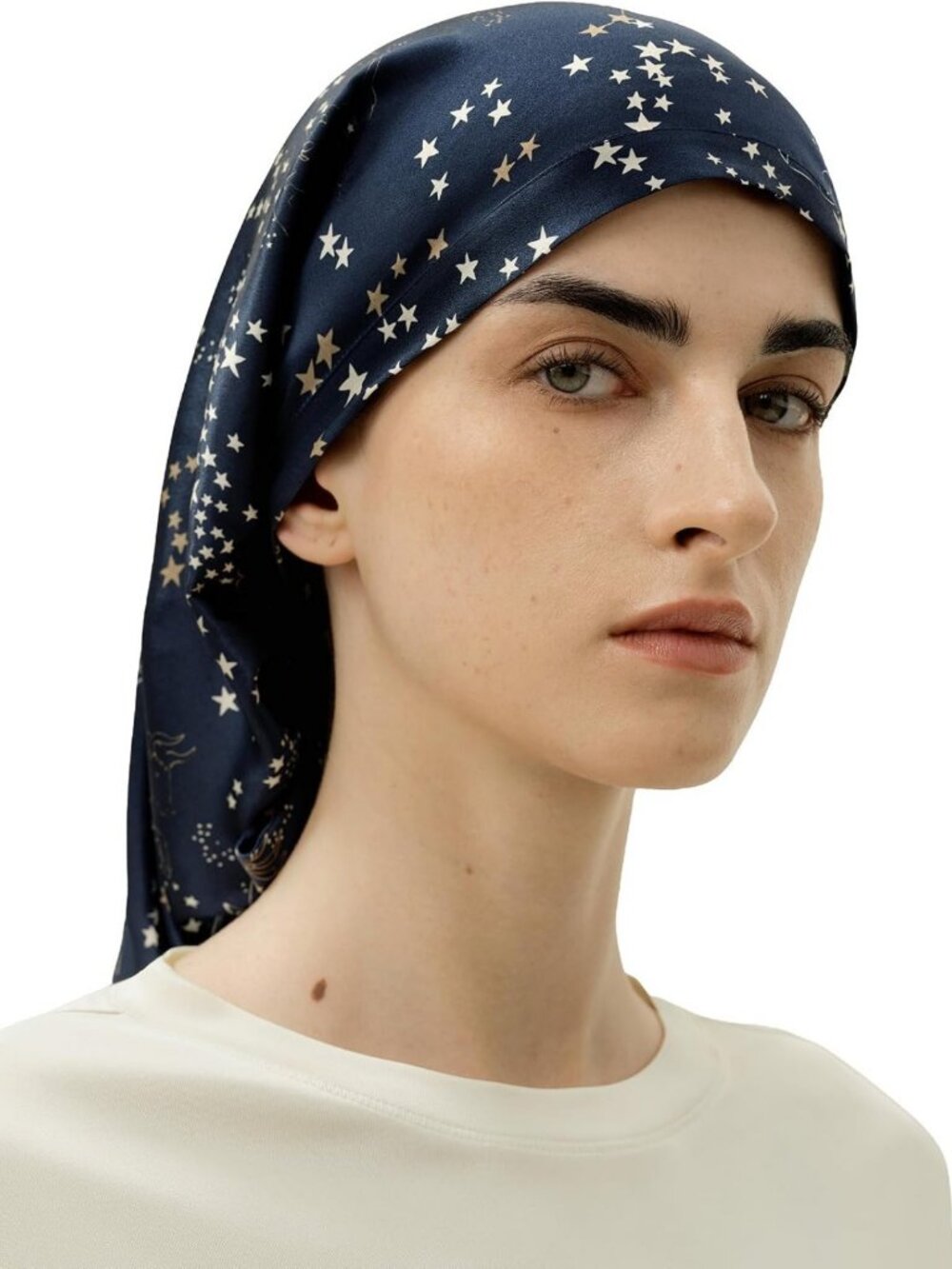 100% Silk Bonnet for Curly Hair | Mulberry Sleep Cap & Night Wrap for Women